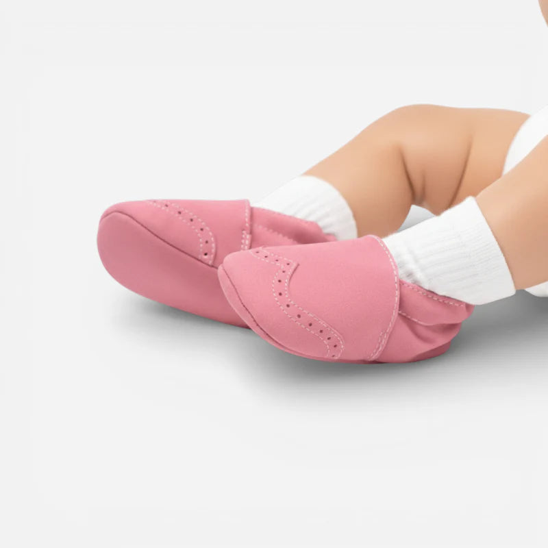 Mocassin Bébé Fille Rose