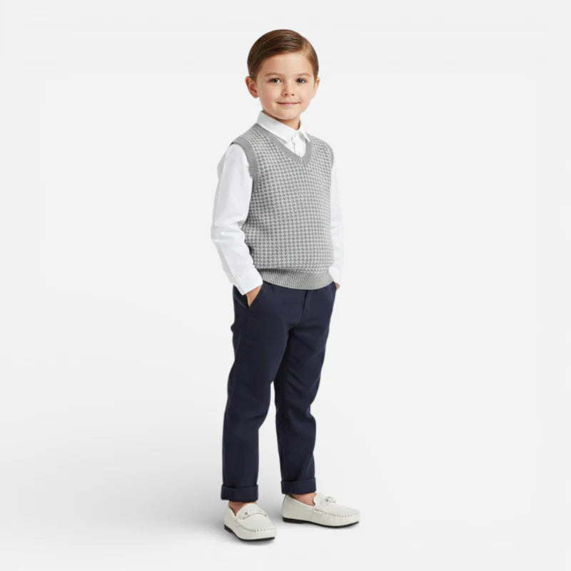 Mocassin Blanc Garçon