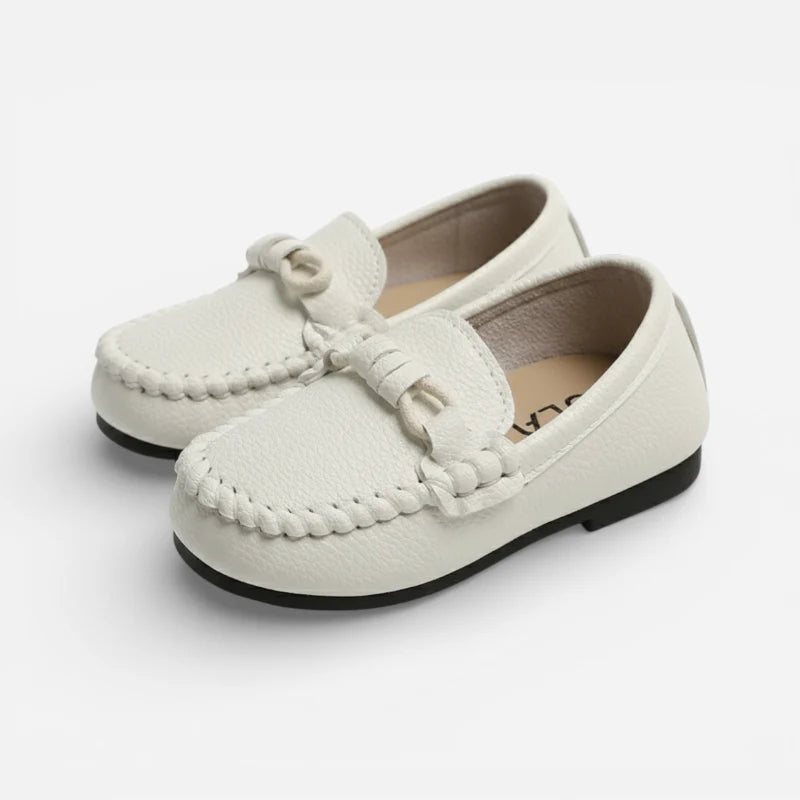 Mocassin Blanc Garçon