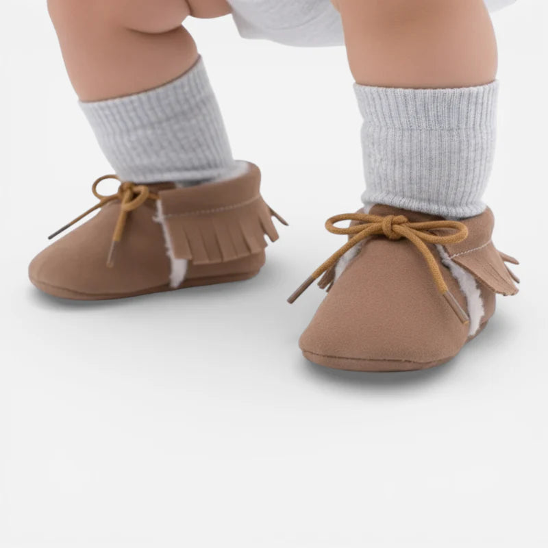 Mocassin Pour Bébé Marron