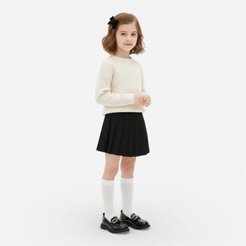 Mocassin Enfant Cuir Vernis Grosse Chainette