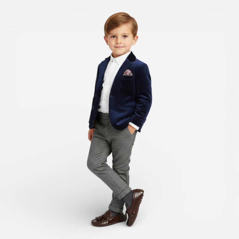 Mocassin Enfant Marron à Glands