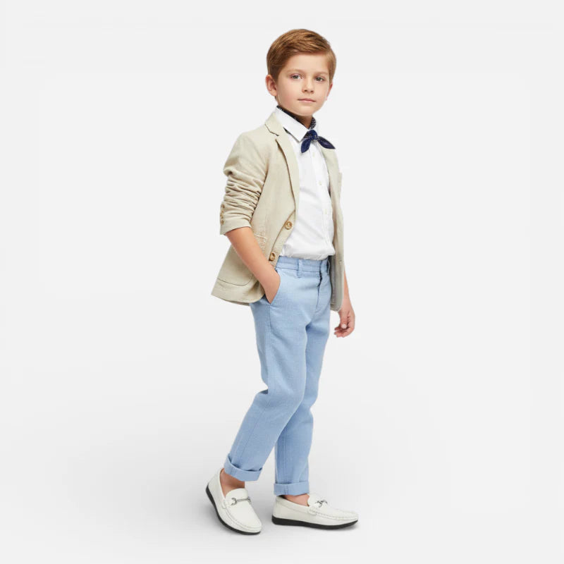 Mocassin Fillette Blanc