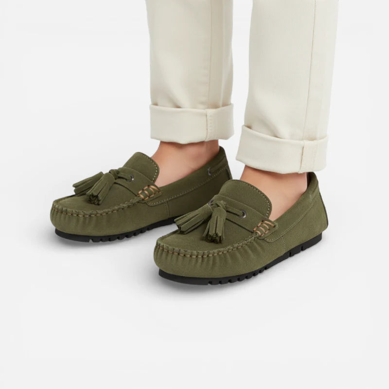 Mocassin Enfant Garçon Kaki