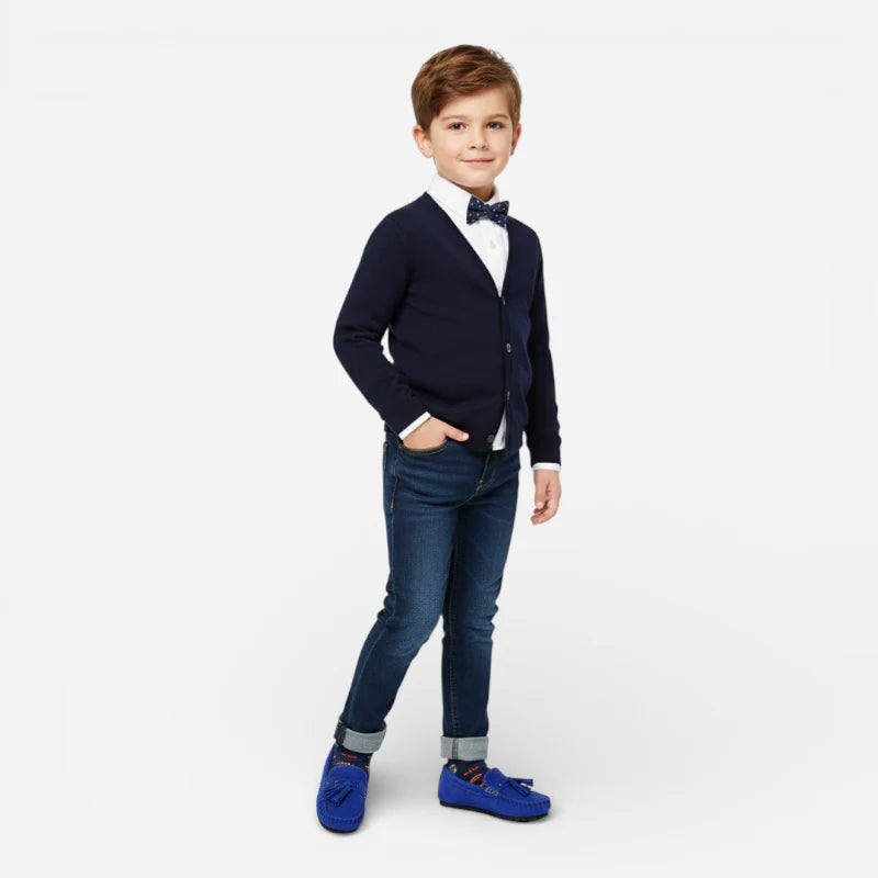 Mocassin Enfant Garçon Bleu