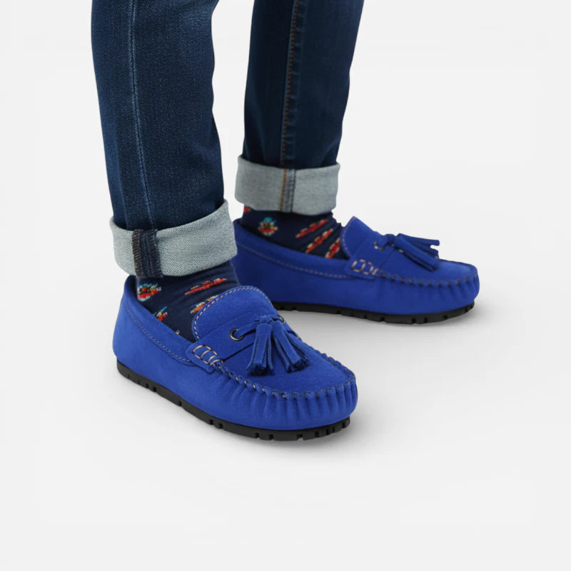 Mocassin Enfant Garçon Bleu