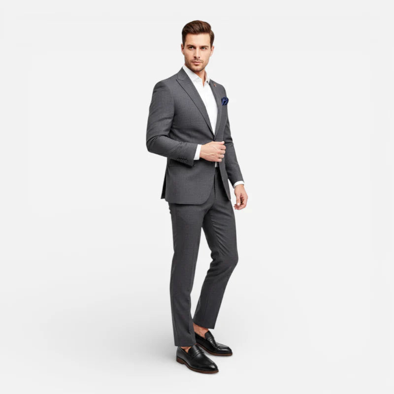 Mocassin En Cuir Noir Italien Semelle Marron Pour Homme