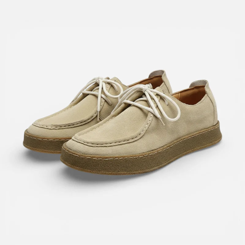 Mocassin Homme Nubuck Beige