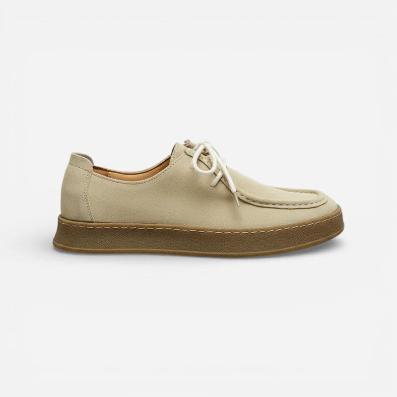 Mocassin Homme Nubuck Beige