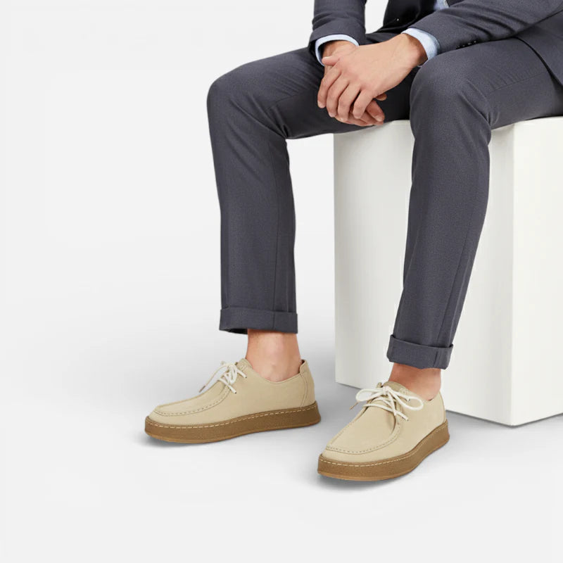 Mocassin Homme Nubuck Beige