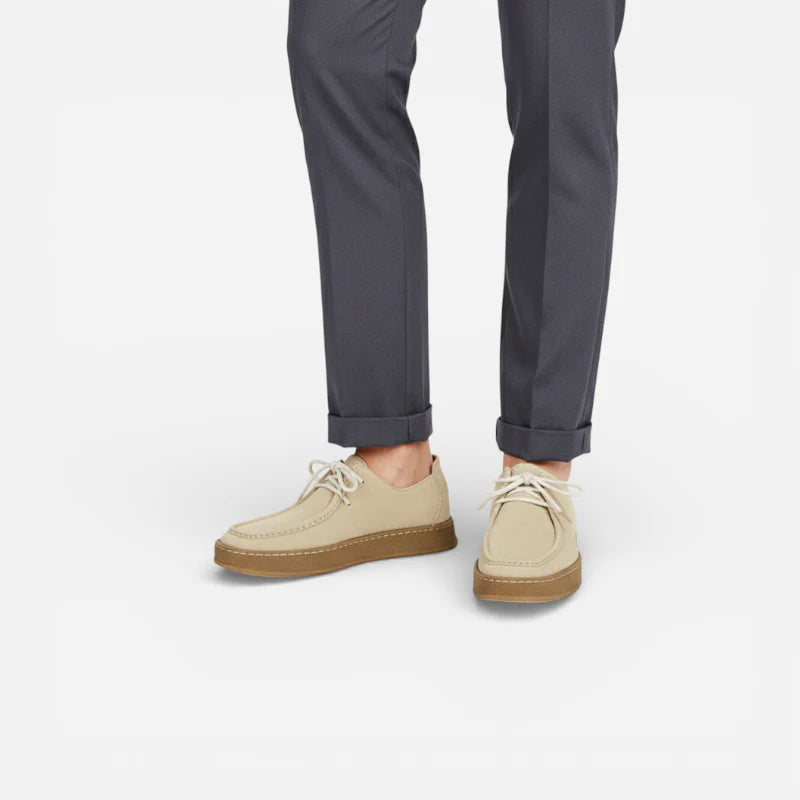 Mocassin Homme Nubuck Beige