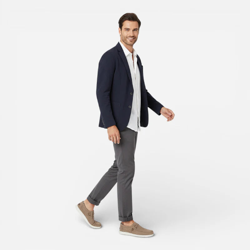 Mocassin Compensé à Lacet Tendance Homme