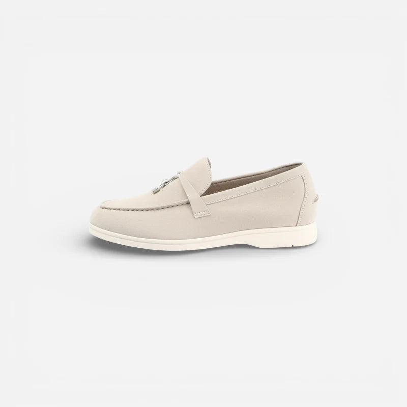 Mocassin En Daim Beige à Gland