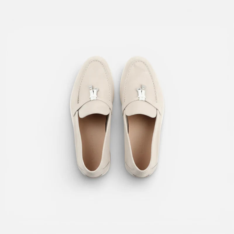 Mocassin En Daim Beige à Gland