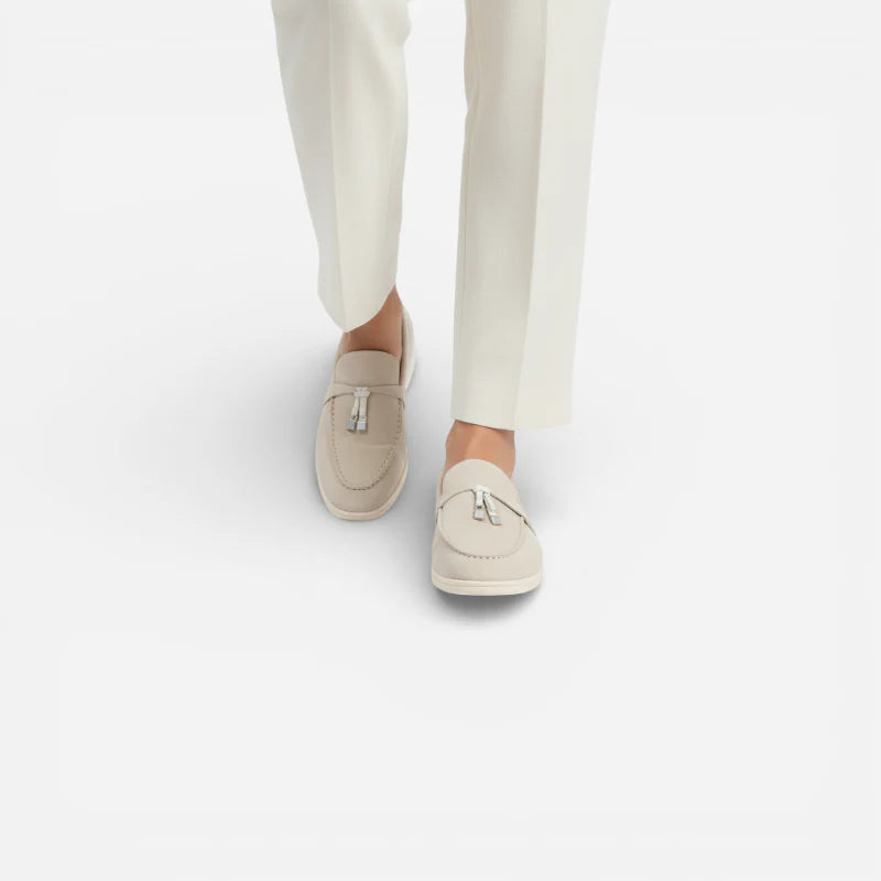 Mocassin En Daim Beige à Gland