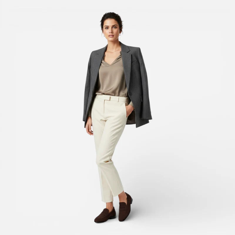 Mocassin Marron Foncé En Daim Pour Femme
