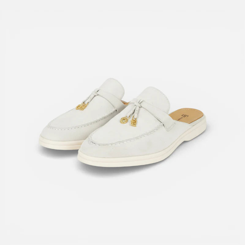 Mocassin Ouverts Blancs