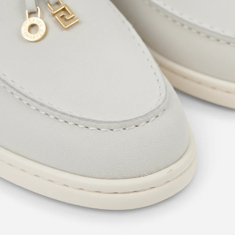 Mocassin Ouverts Blancs
