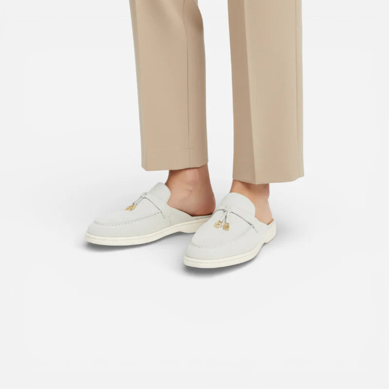 Mocassin Ouverts Blancs