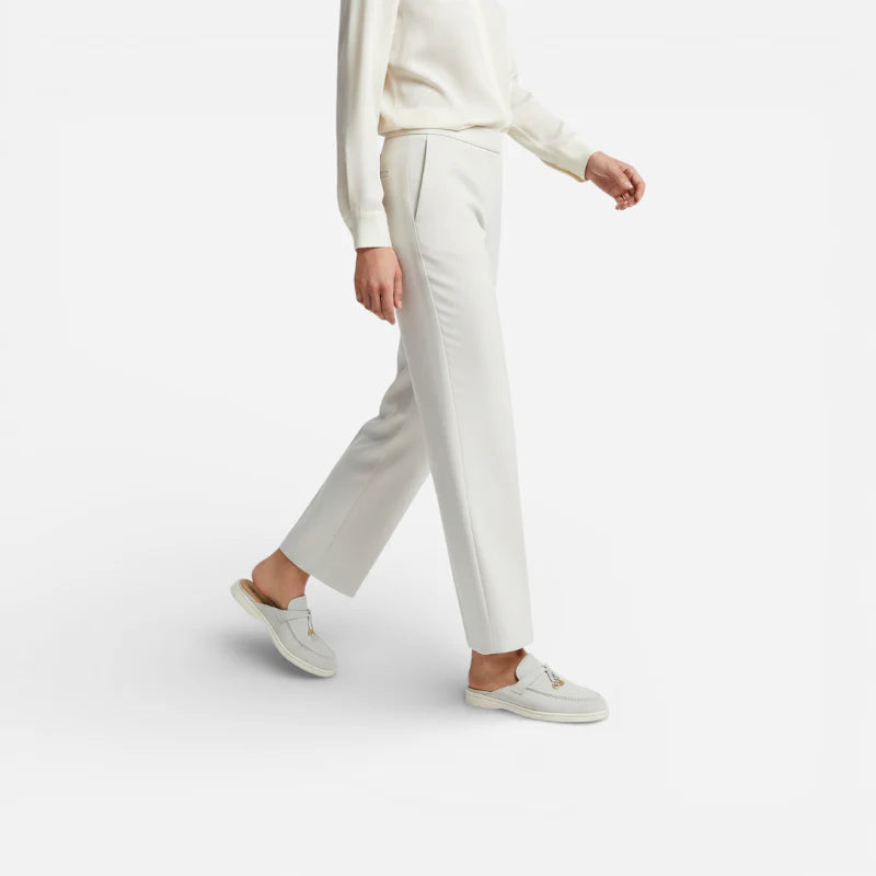 Mocassin Ouverts Blancs