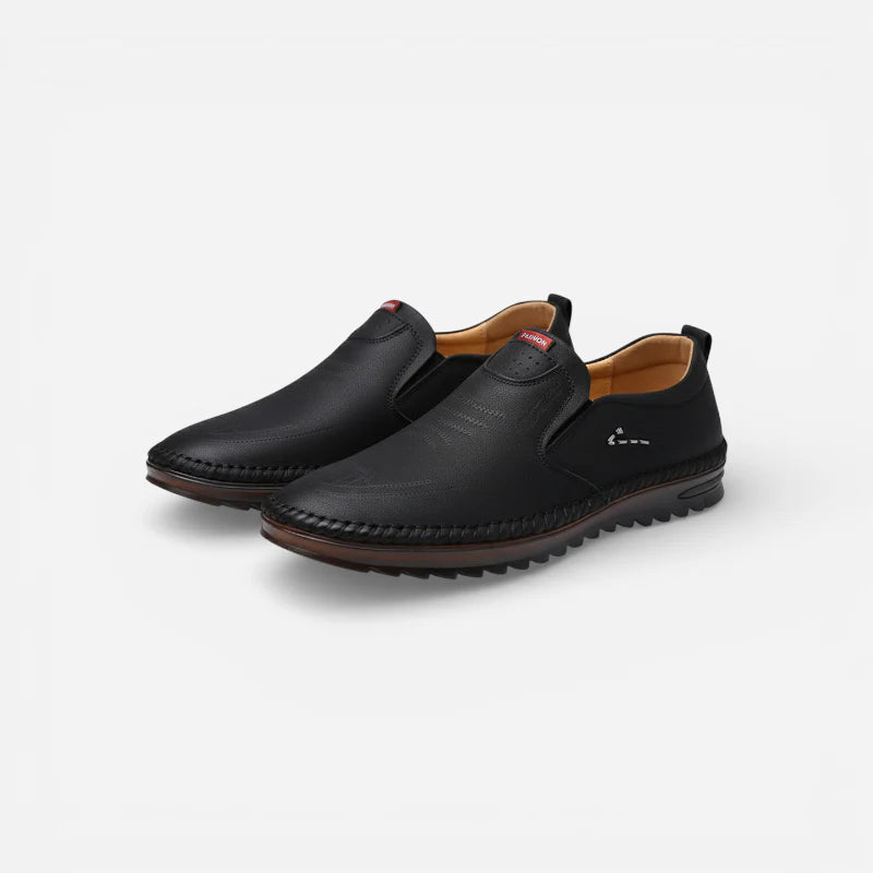 Mocassin Pour Homme En Cuir Noir
