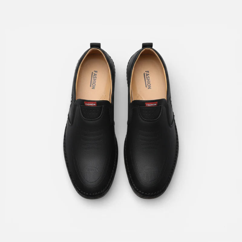 Mocassin Pour Homme En Cuir Noir