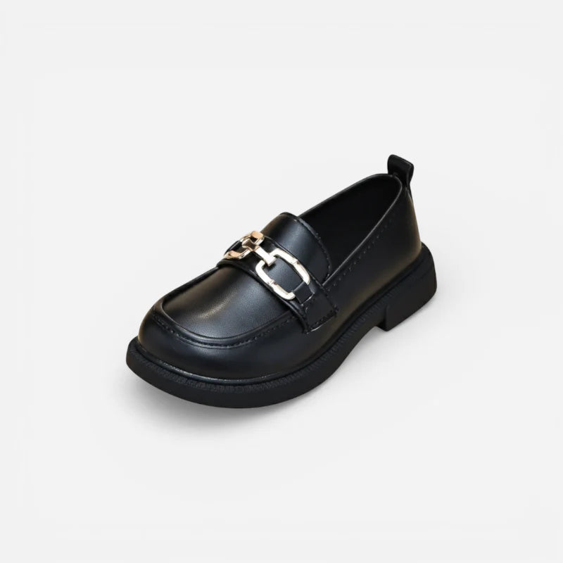 Mocassin Enfant Cuir Chainette