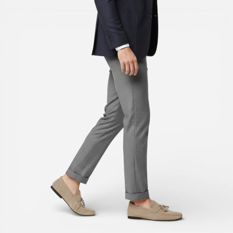 Mocassin En Daim Marron Clair Pour Bateau à Gland Homme