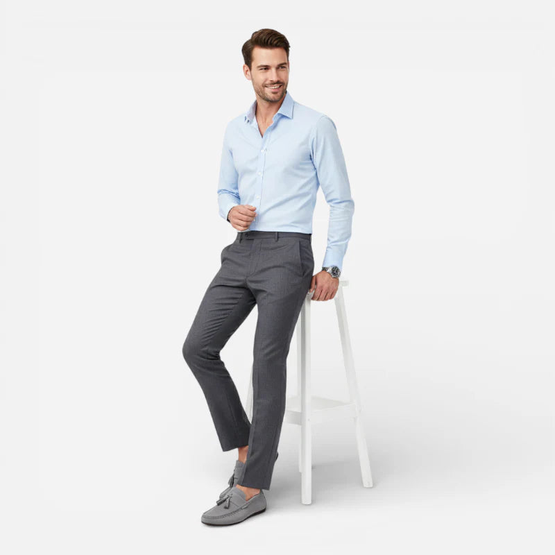 Mocassin En Daim Gris à Gland Bateau Homme