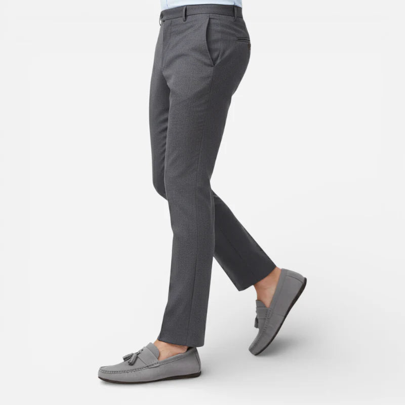 Mocassin En Daim Gris à Gland Bateau Homme
