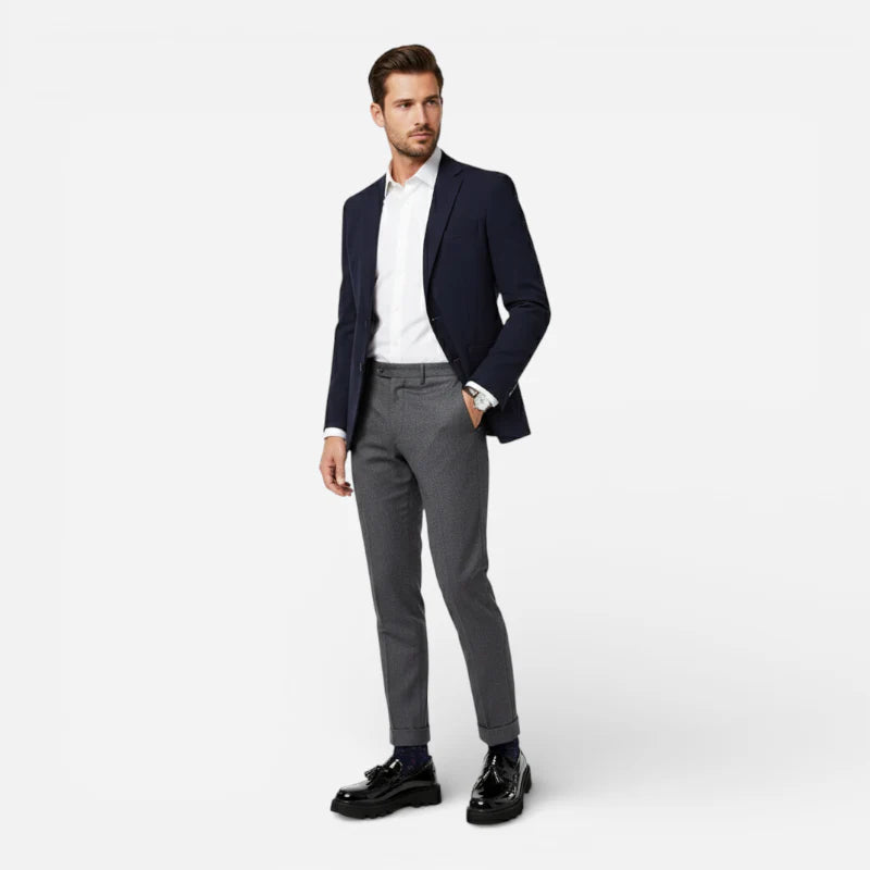 Mocassin Plateforme Vernis Noir À Glands Pour Homme