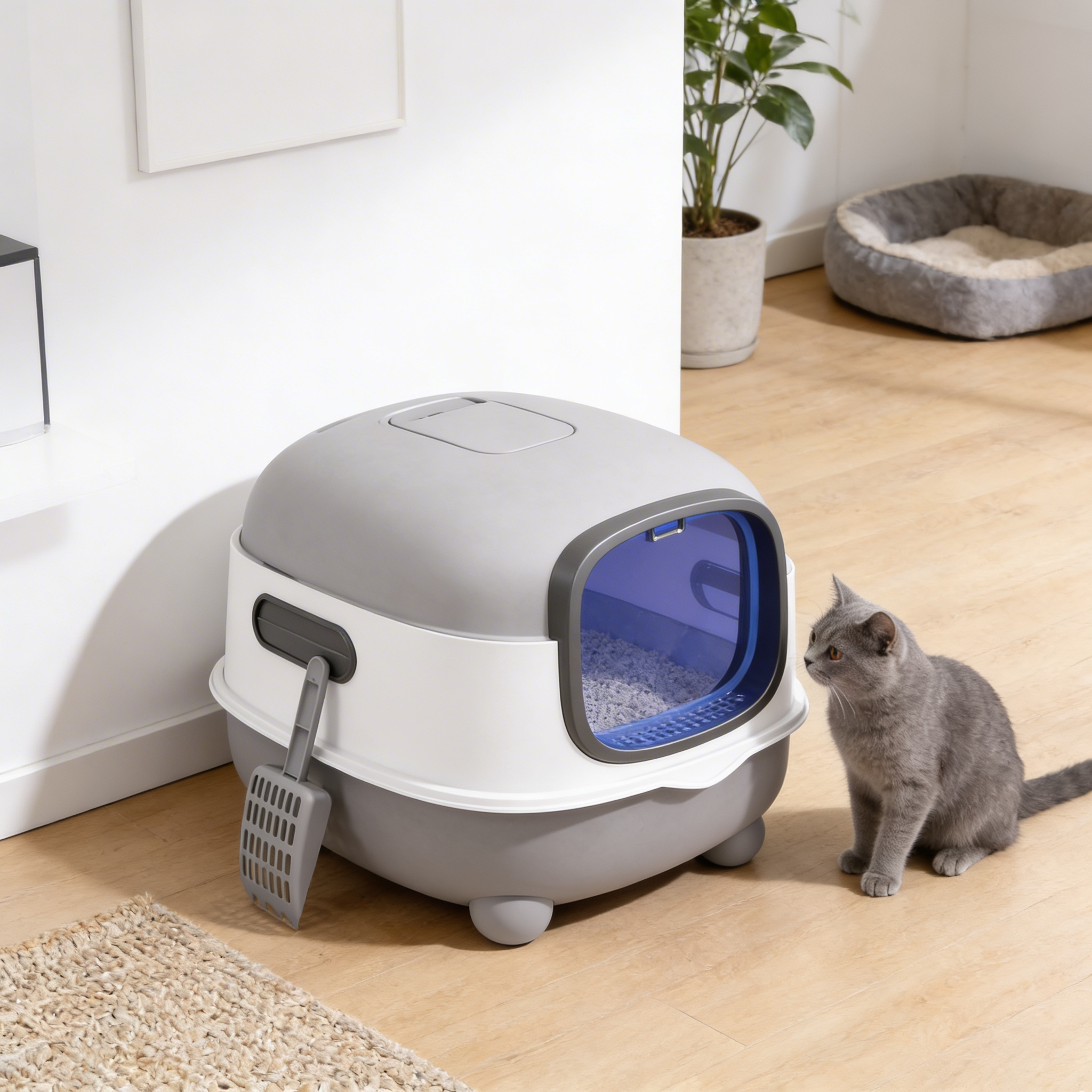 Litière UV pour chat