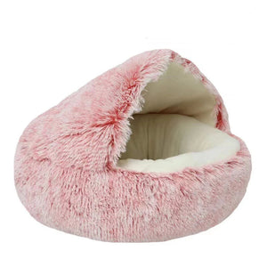 Panier chat avec couverture