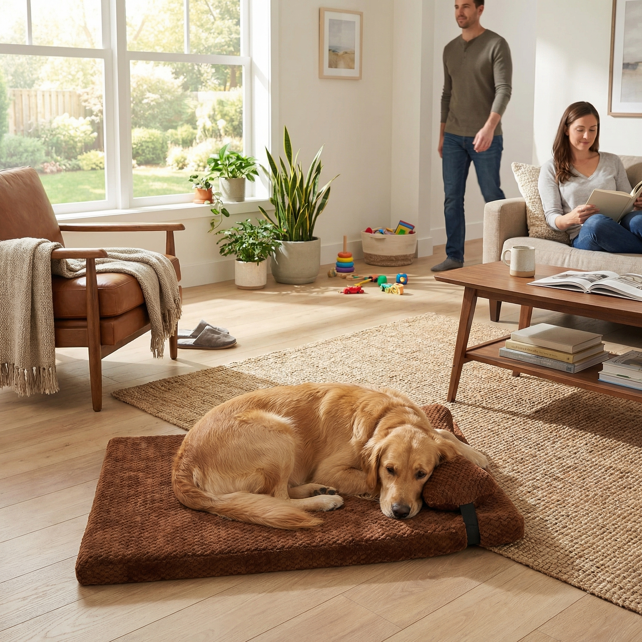 Panier chien style polaire