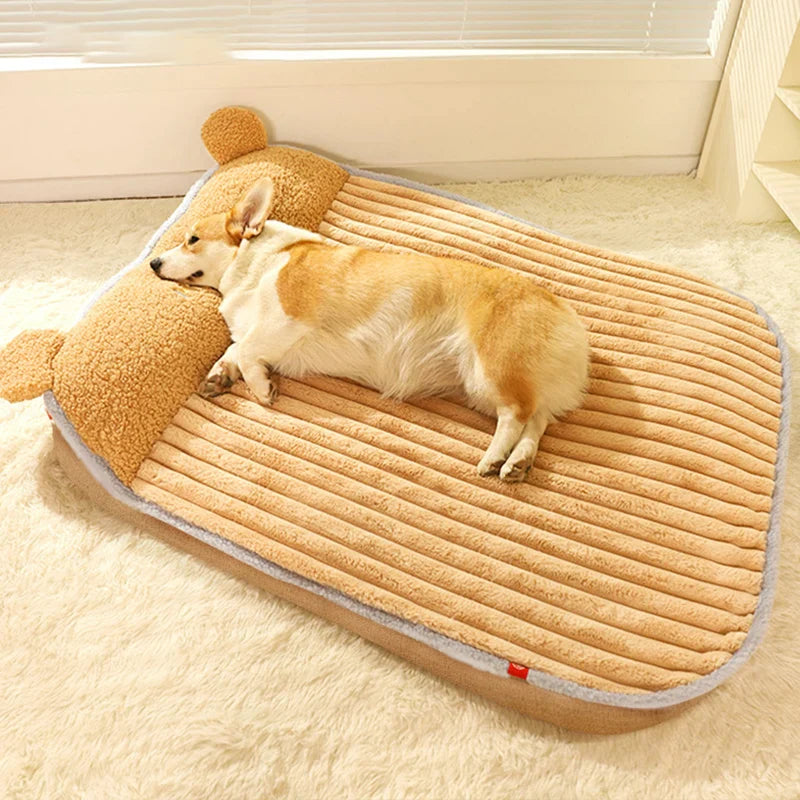 Panier chien style velours