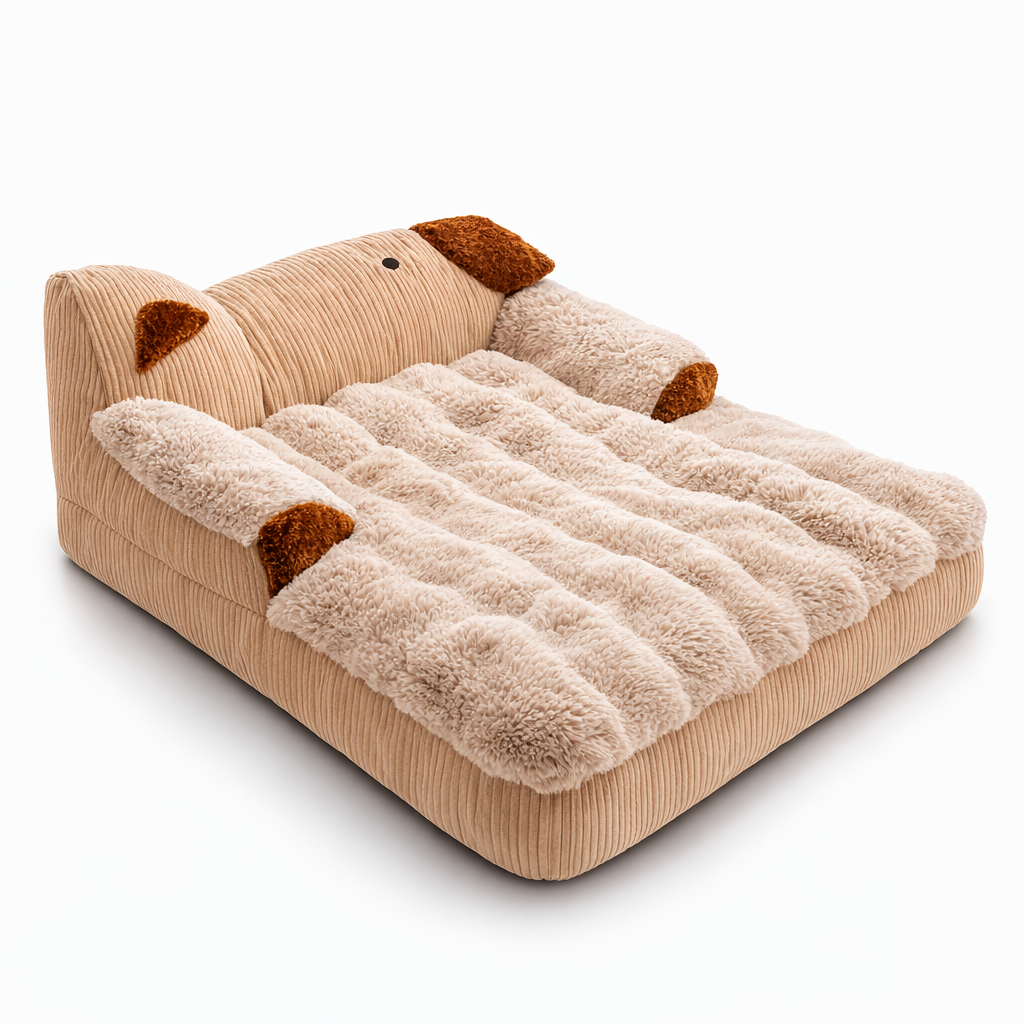Panier pour chien avec coussin