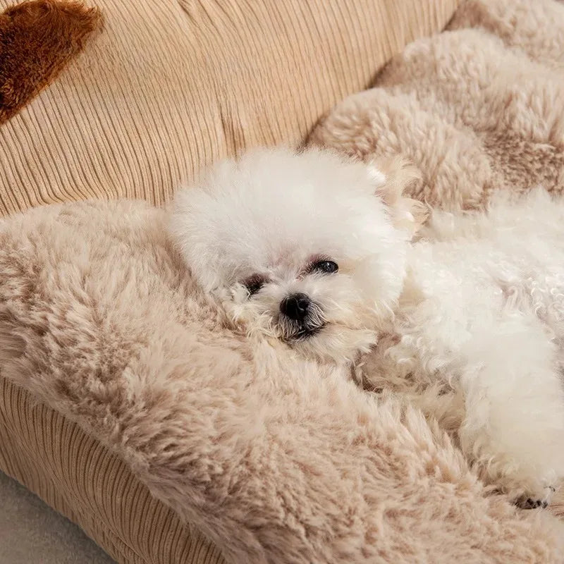 Panier pour chien avec coussin