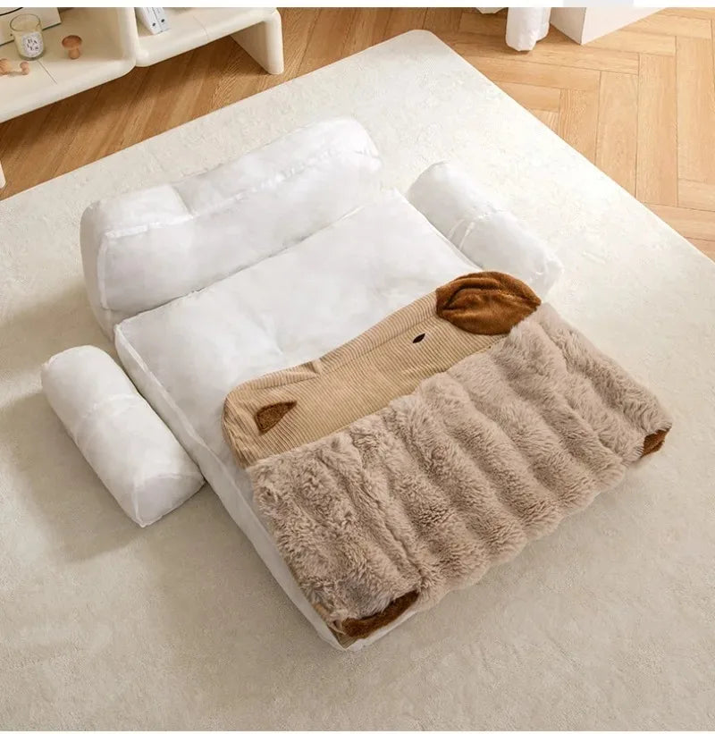 Panier pour chien avec coussin
