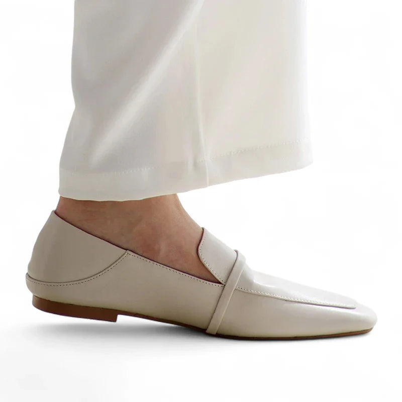 Mocassin Crème Femme
