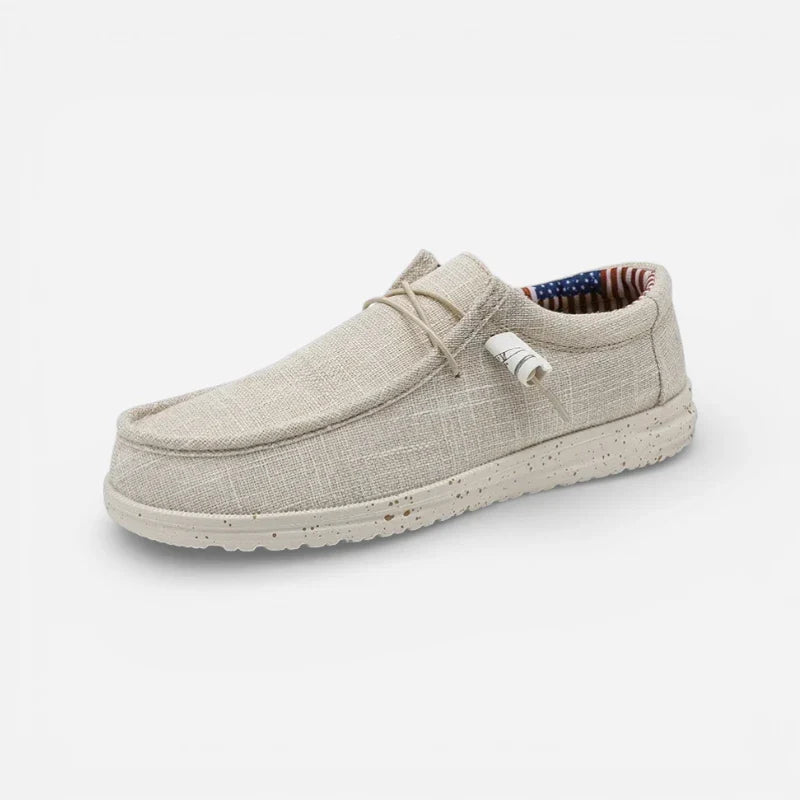 Mocassin Tendance Blanc Pour Homme à Lacet