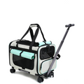 Sac de transport pour chat à roulettes