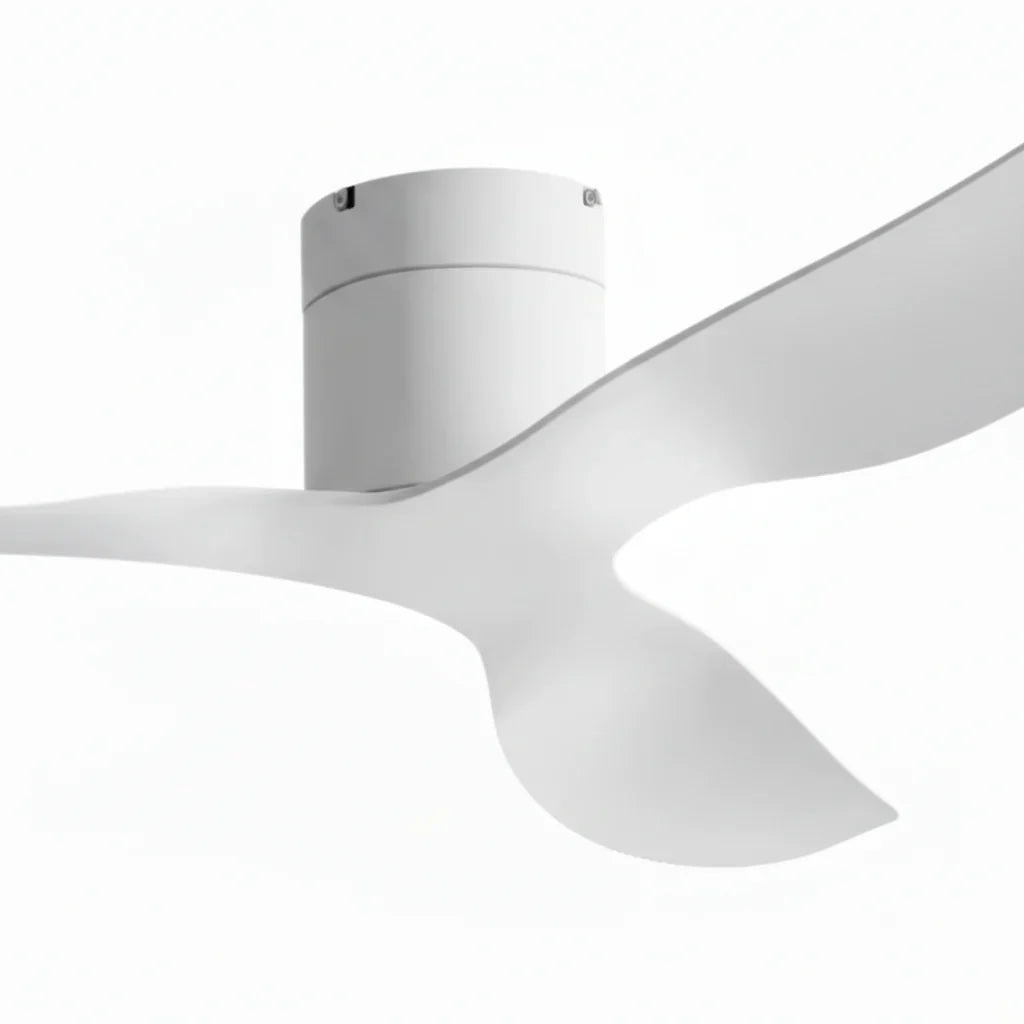 Lumia | Ventilateur ultra-plat blanc et ABS blanc