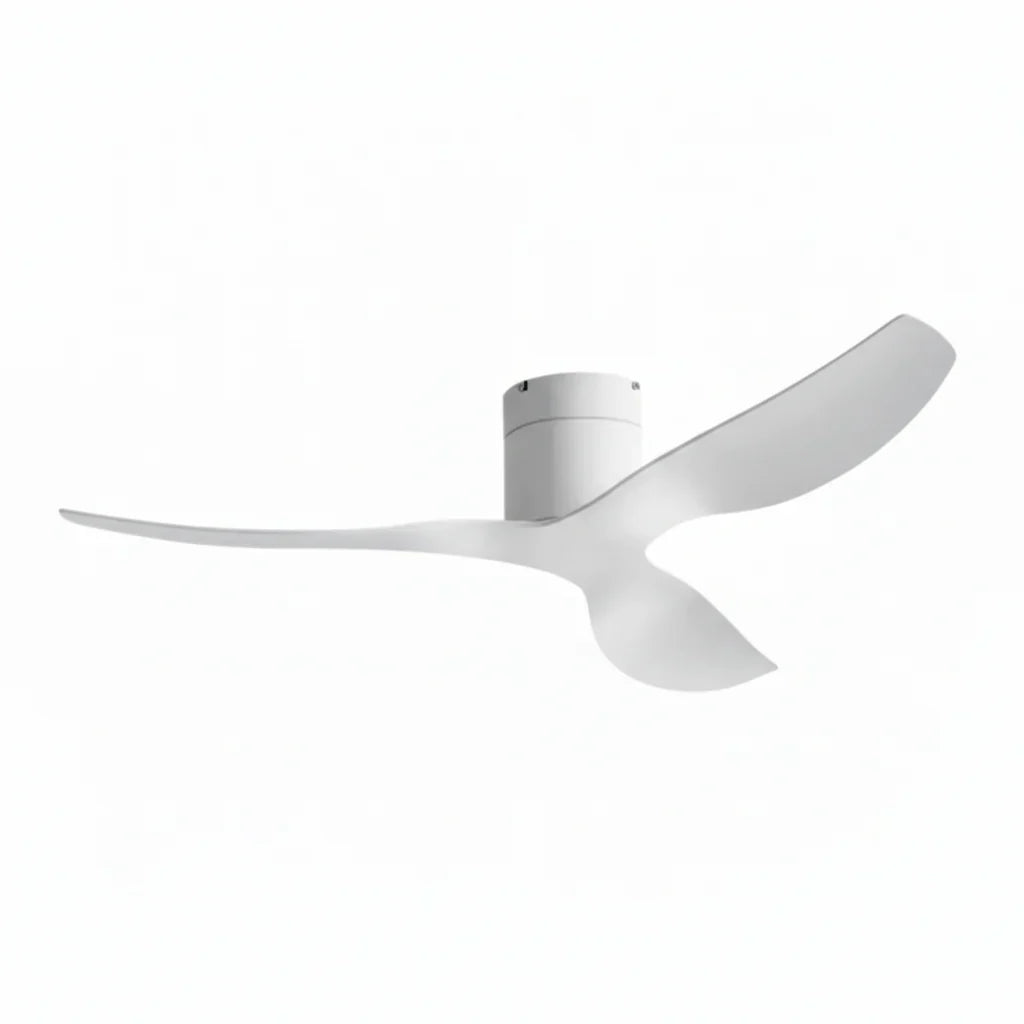 Lumia | Ventilateur ultra-plat blanc et ABS blanc