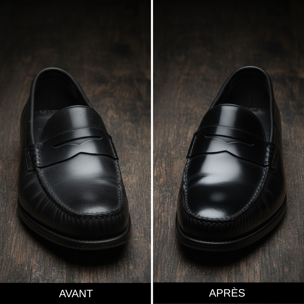 Pack Entretien Mocassin Complet – Nettoyage, Brillance & Protection Cuir / Daim