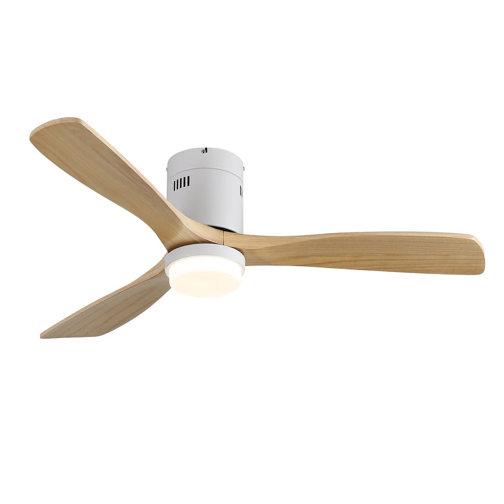 Miami | Ventilateur de plafond 132cm Aura - Pales bois & LED intégrée