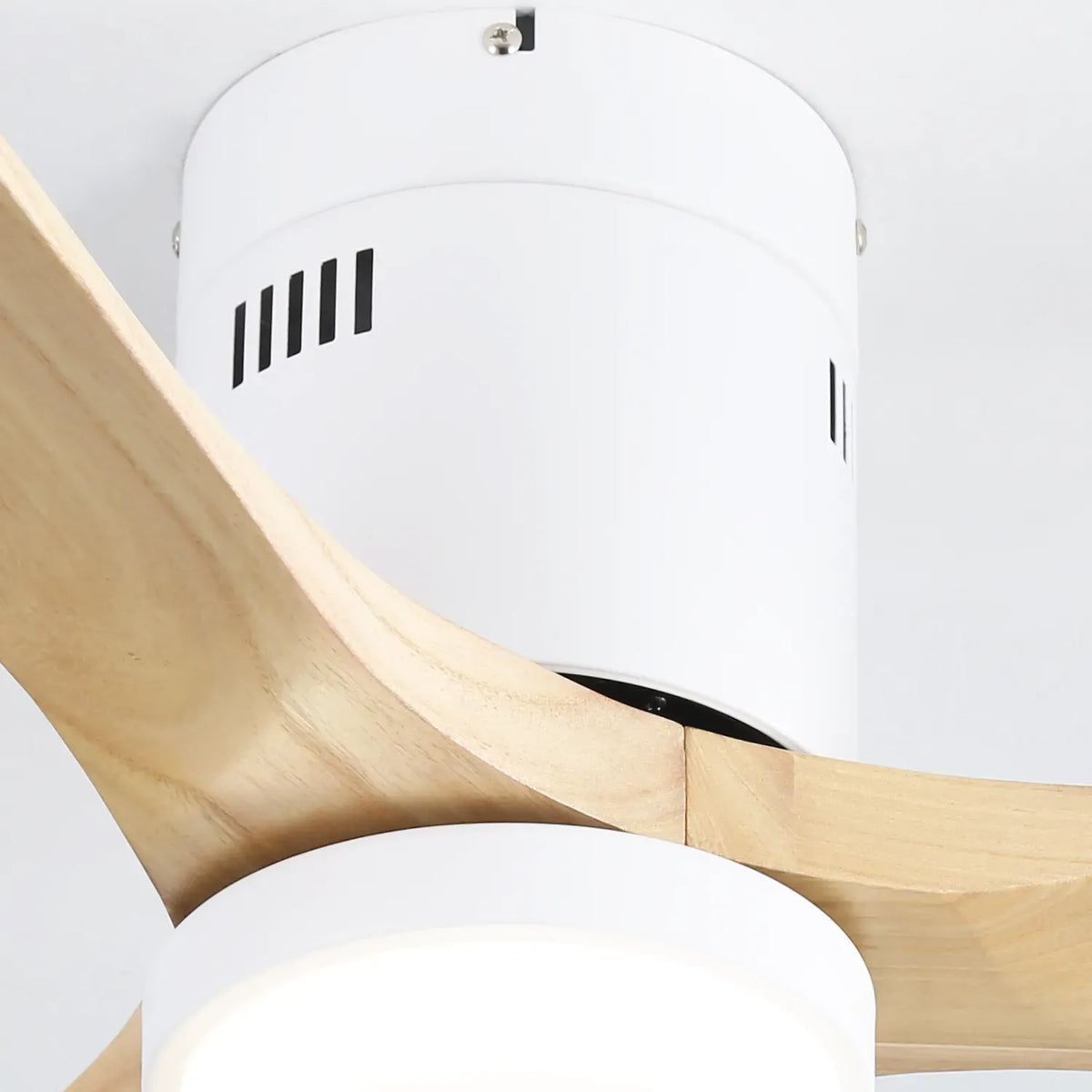 Miami | Ventilateur de plafond 132cm Aura - Pales bois & LED intégrée