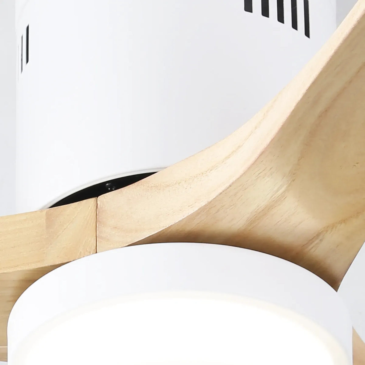 Miami | Ventilateur de plafond 132cm Aura - Pales bois & LED intégrée