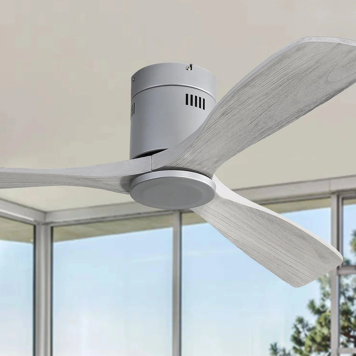 Calanque | Ventilateur design LED télécommande 132 cm