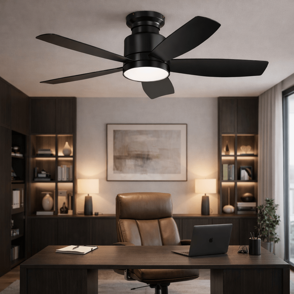 Helix | Ventilateur moderne LED télécommande 107 cm