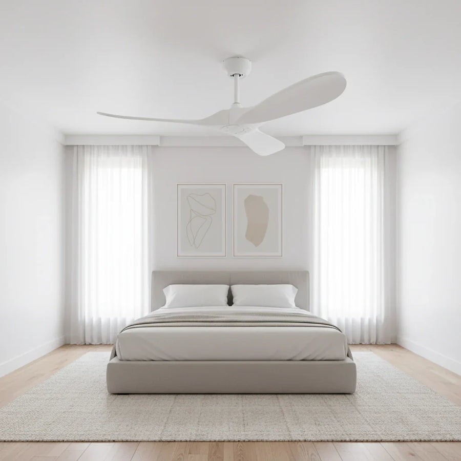 Sirocco | Ventilateur vintage blanc et ABS blanc